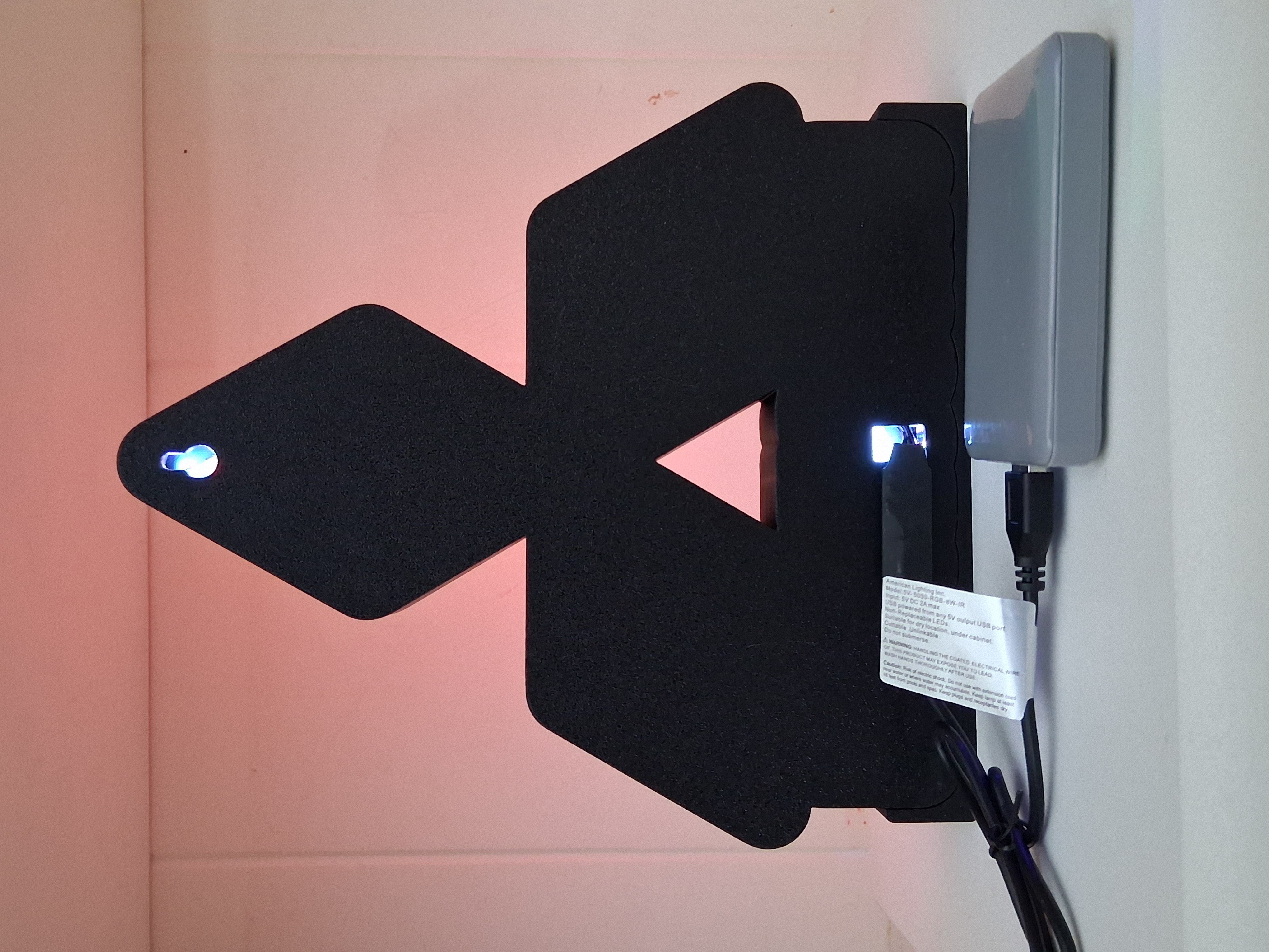 Mitsubishi LED light box – custom 3D printed – Lit Layer Creations