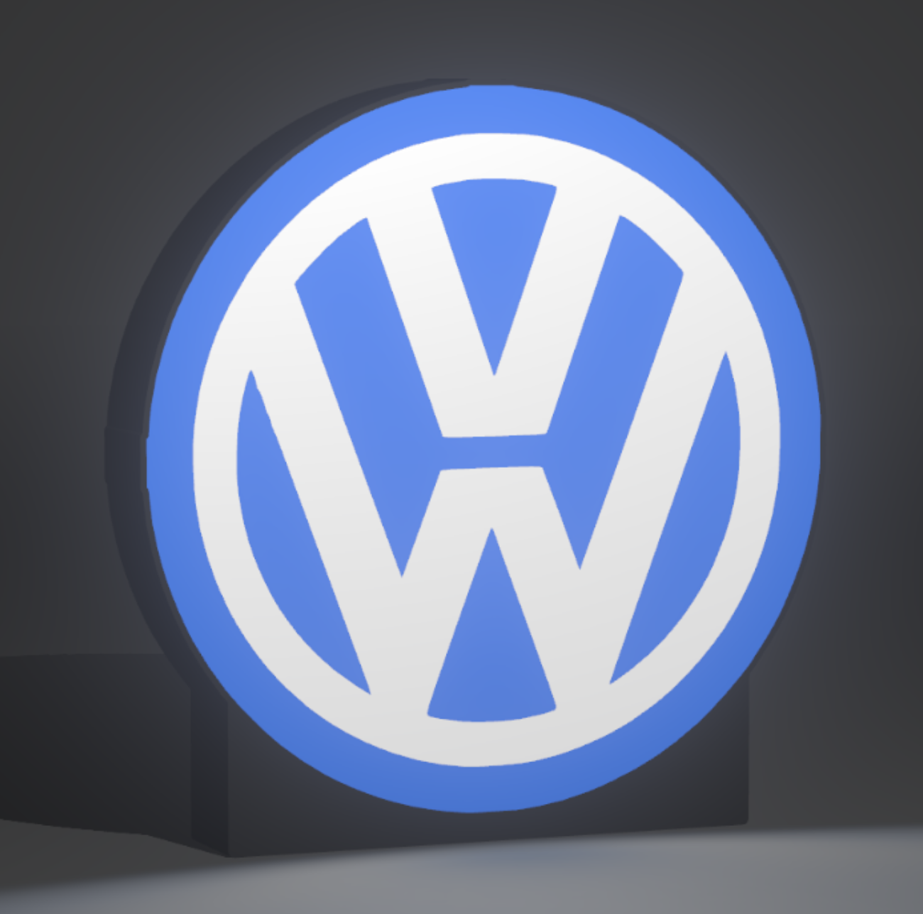 Wolkswagon LED light box – custom 3D printed – Lit Layer Creations