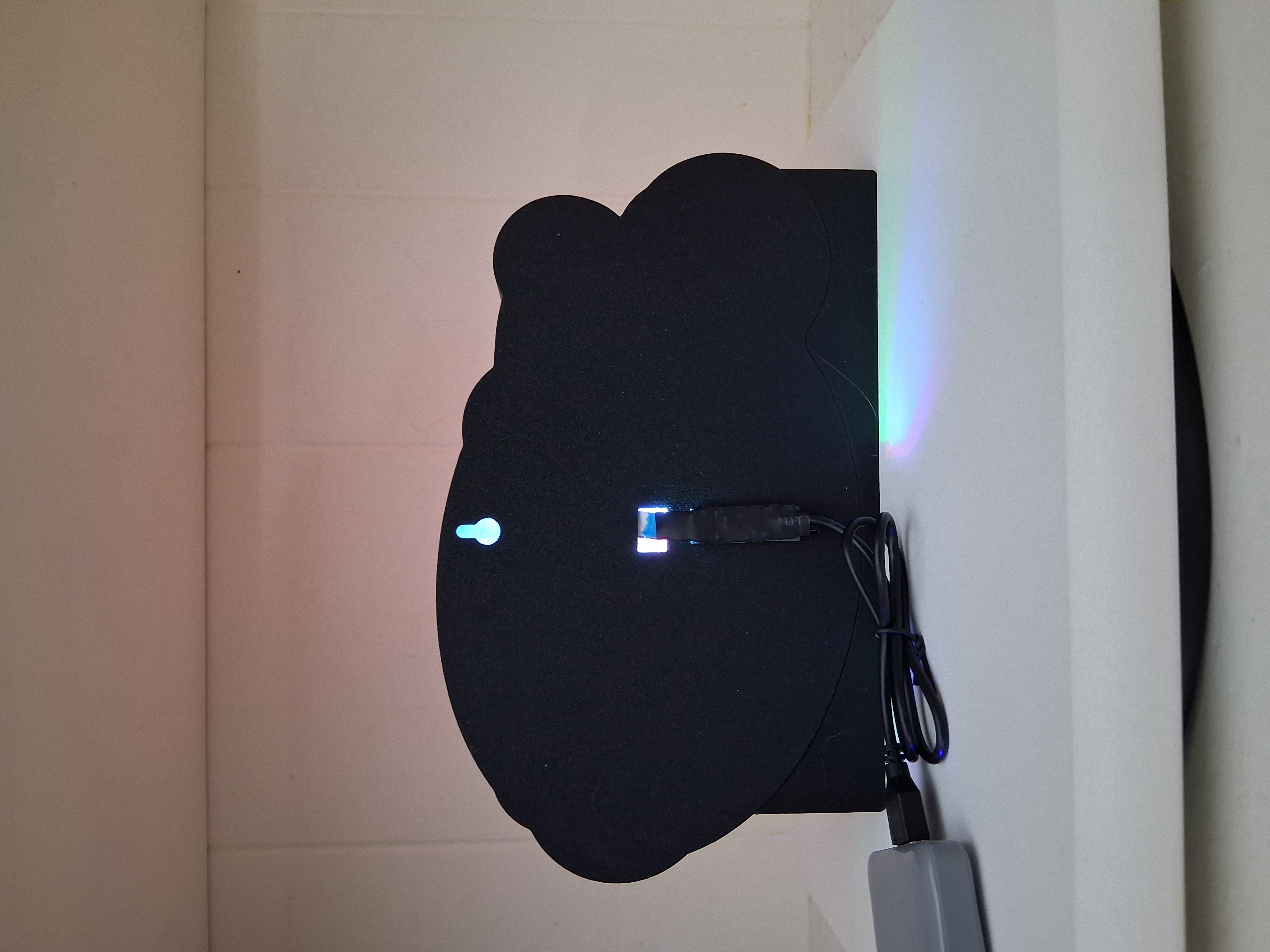 America LED light box – custom 3D printed – Lit Layer Creations