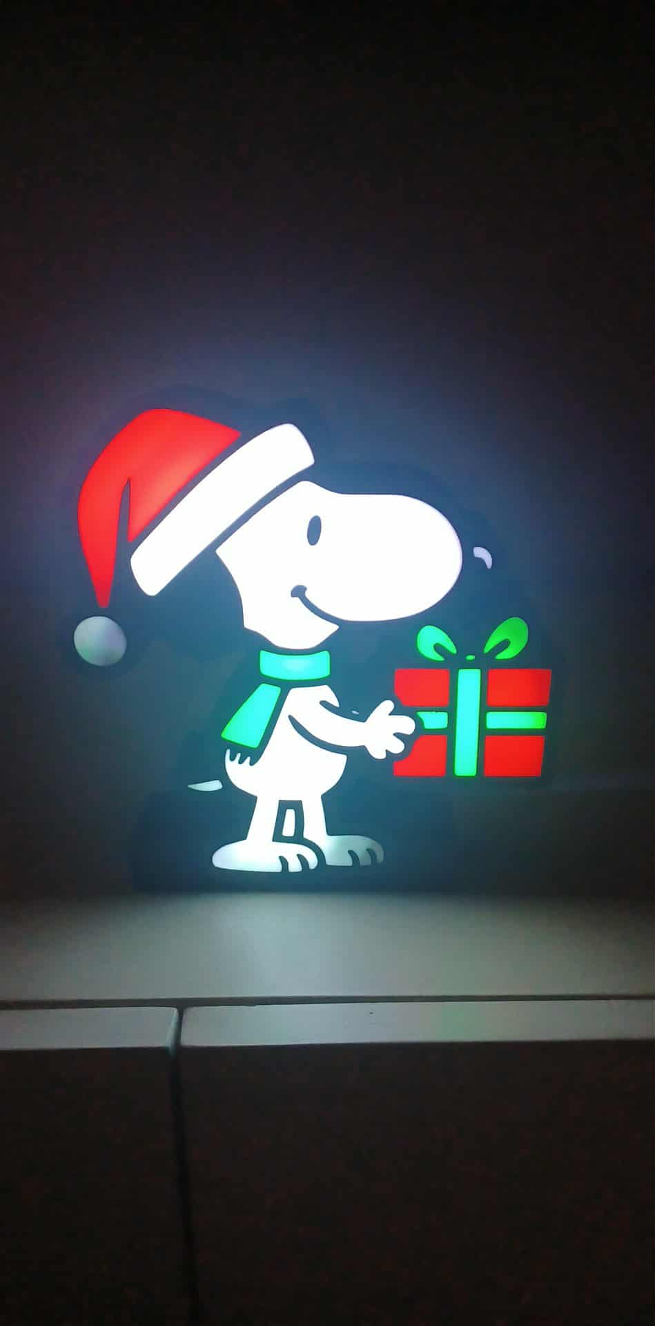 Snoopy LED light box – custom 3D printed – Lit Layer Creations