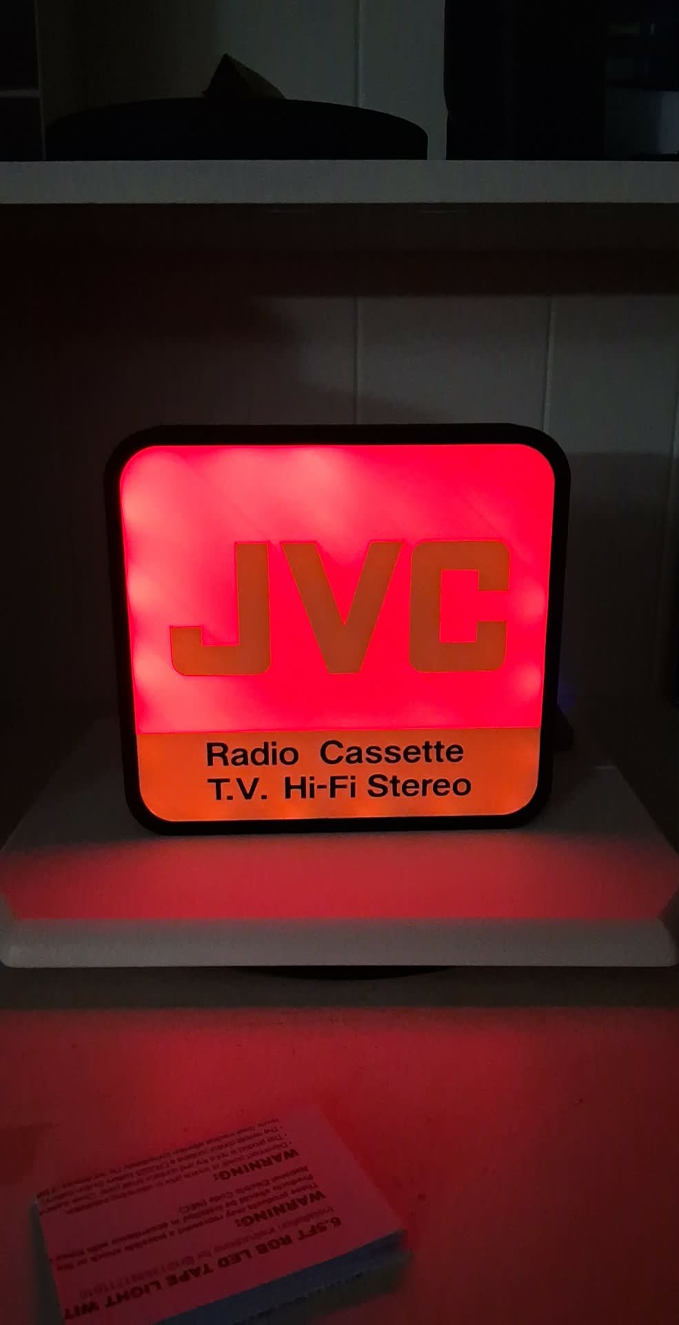 JVC LED light box – custom 3D printed – Lit Layer Creations