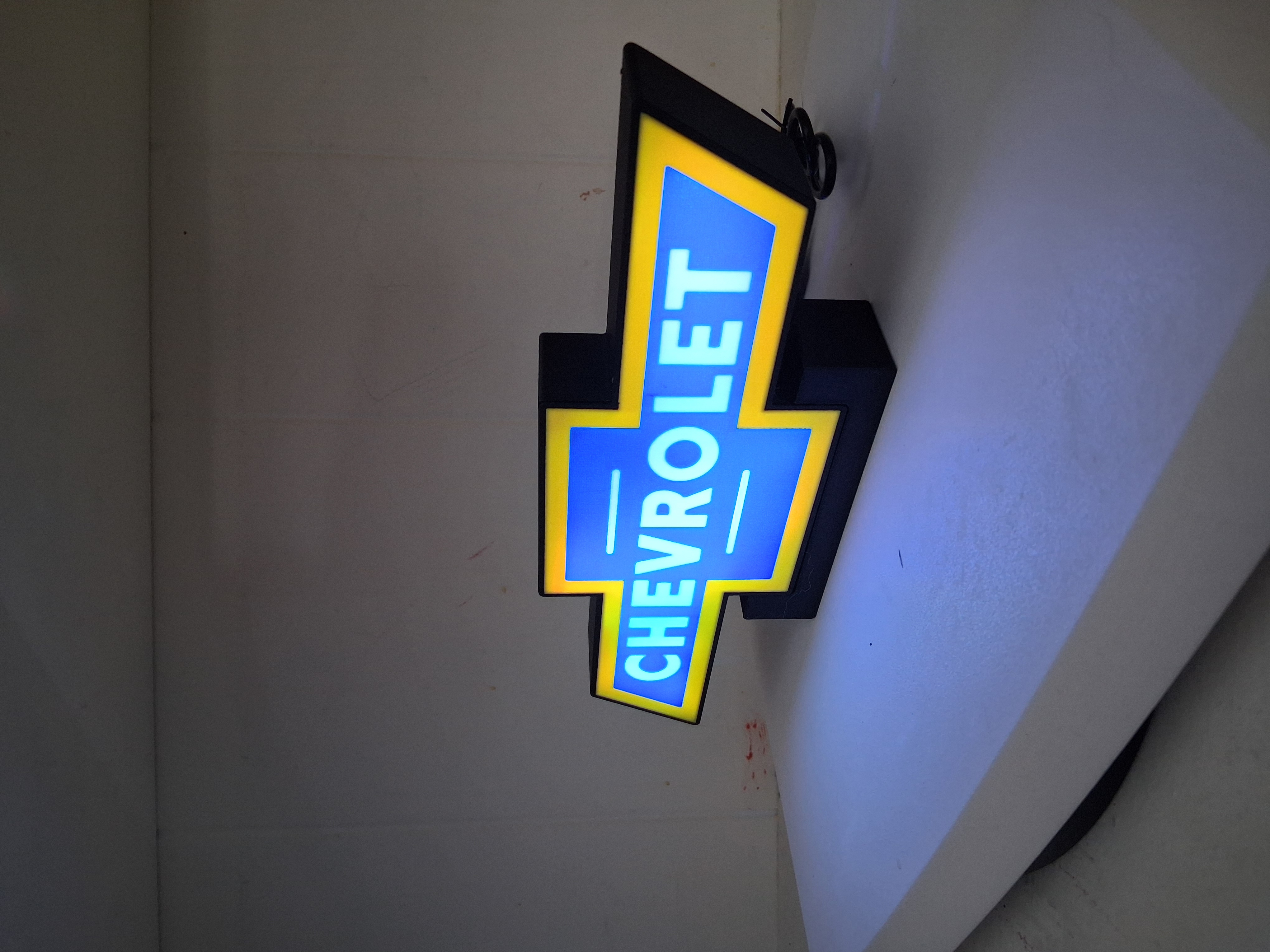 Chevy LED light box – custom 3D printed – Lit Layer Creations