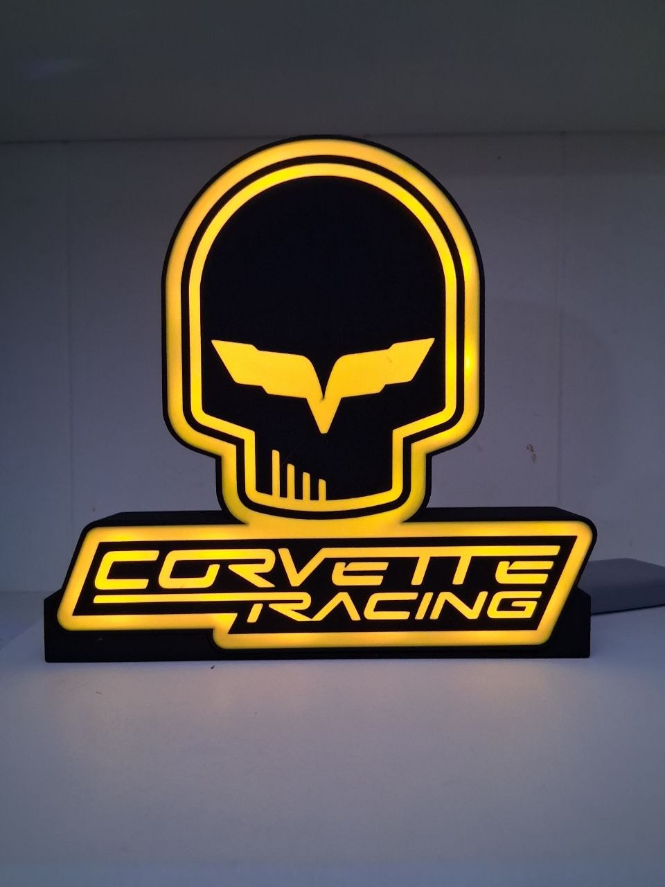 CorvetteRacing LED light box – custom 3D printed – Lit Layer Creations