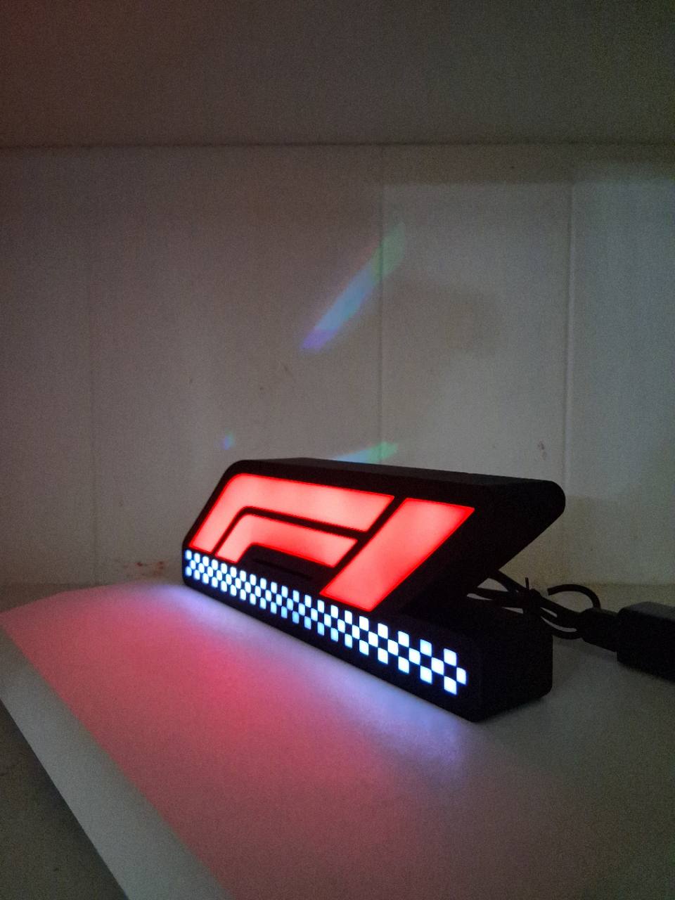 F1 LED light box – custom 3D printed – Lit Layer Creations