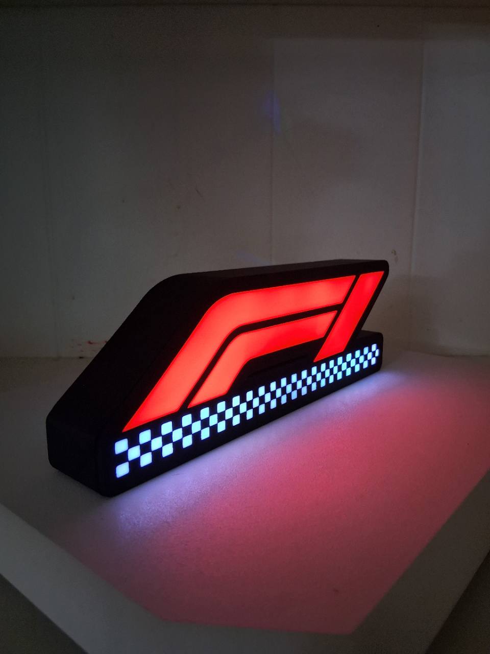 F1 LED light box – custom 3D printed – Lit Layer Creations