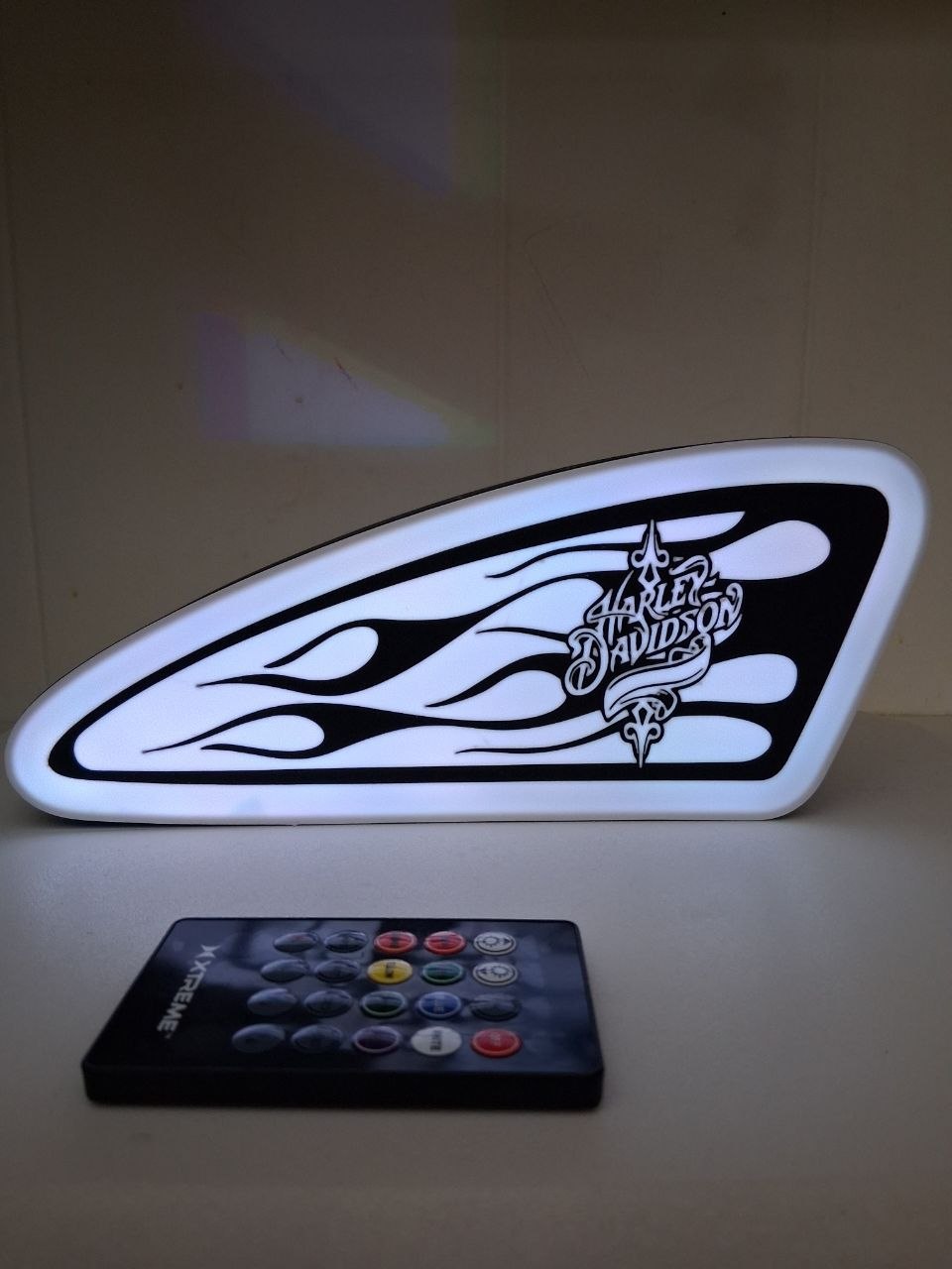 HarleyGasTank LED light box – custom 3D printed – Lit Layer Creations