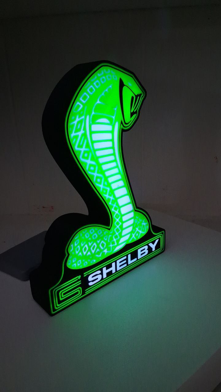 ShelbyGreen LED light box – custom 3D printed – Lit Layer Creations