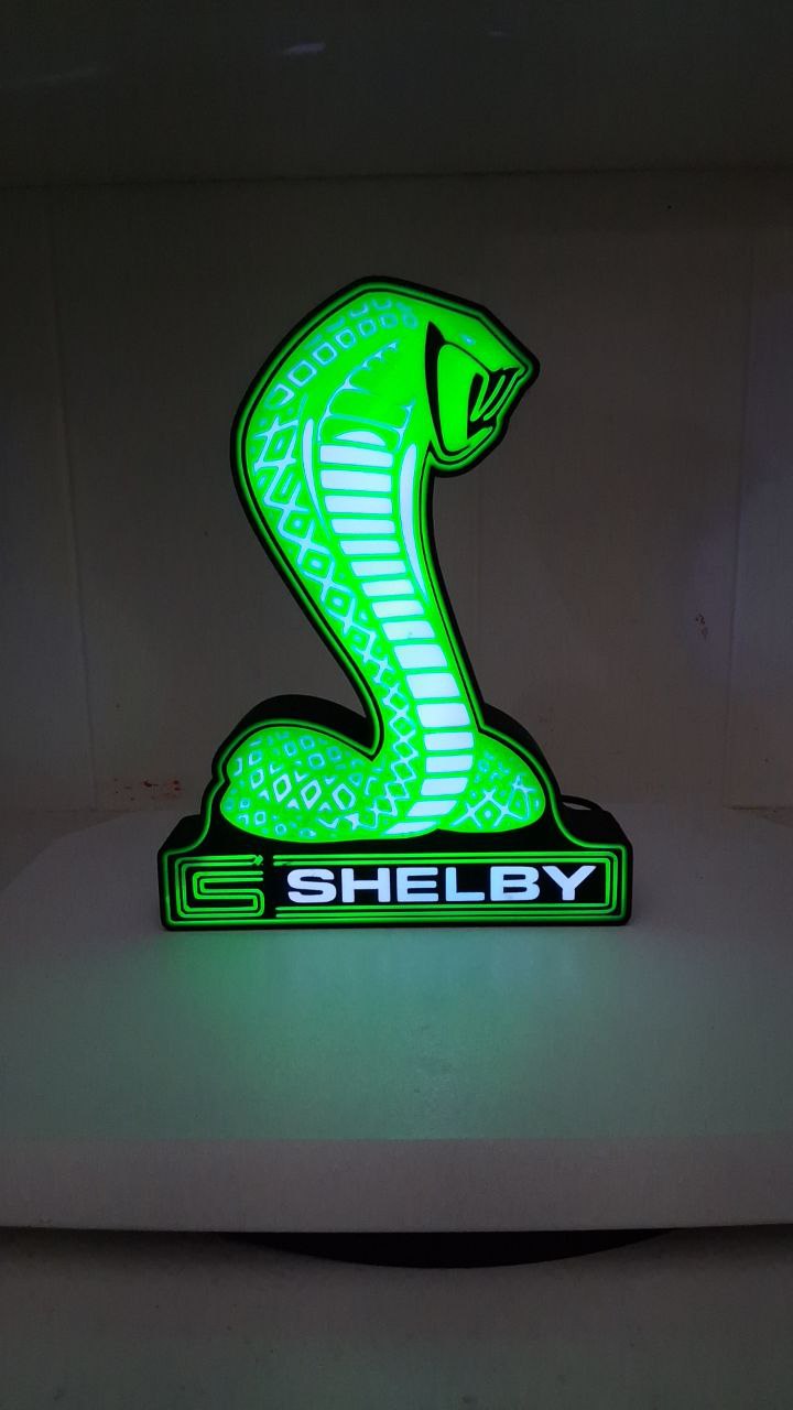 ShelbyGreen LED light box – custom 3D printed – Lit Layer Creations