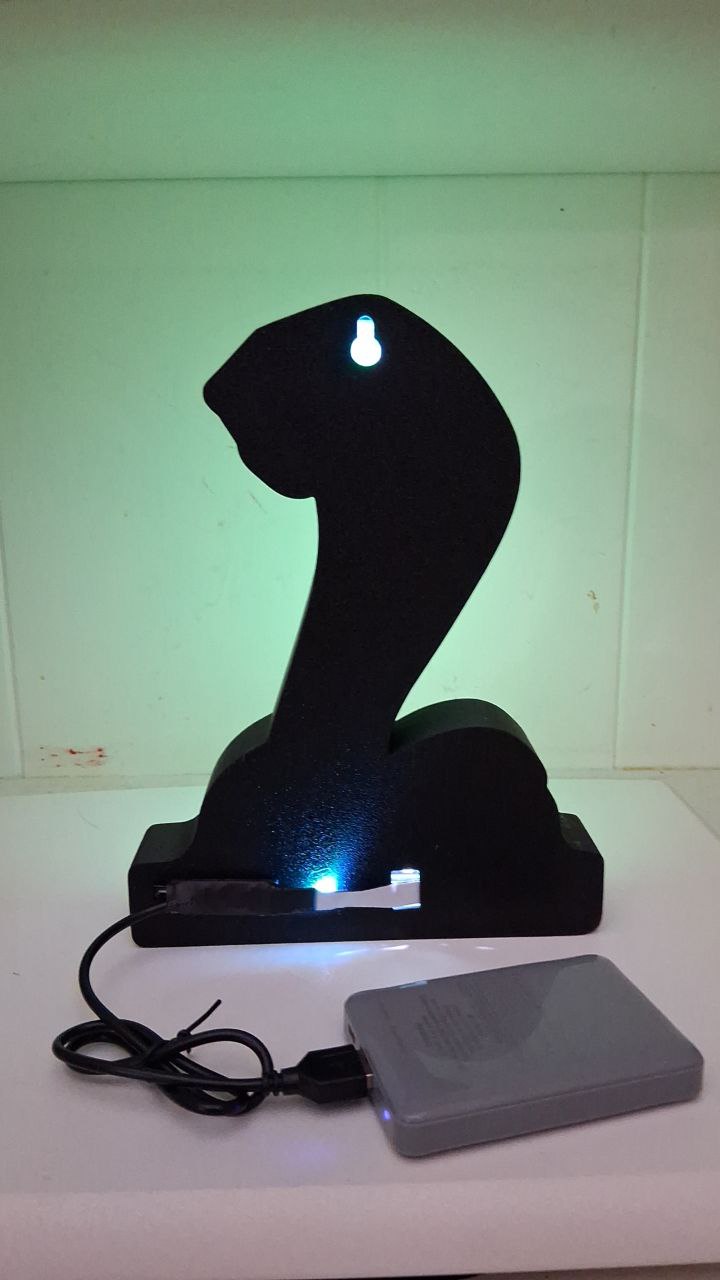 ShelbyGreen LED light box – custom 3D printed – Lit Layer Creations