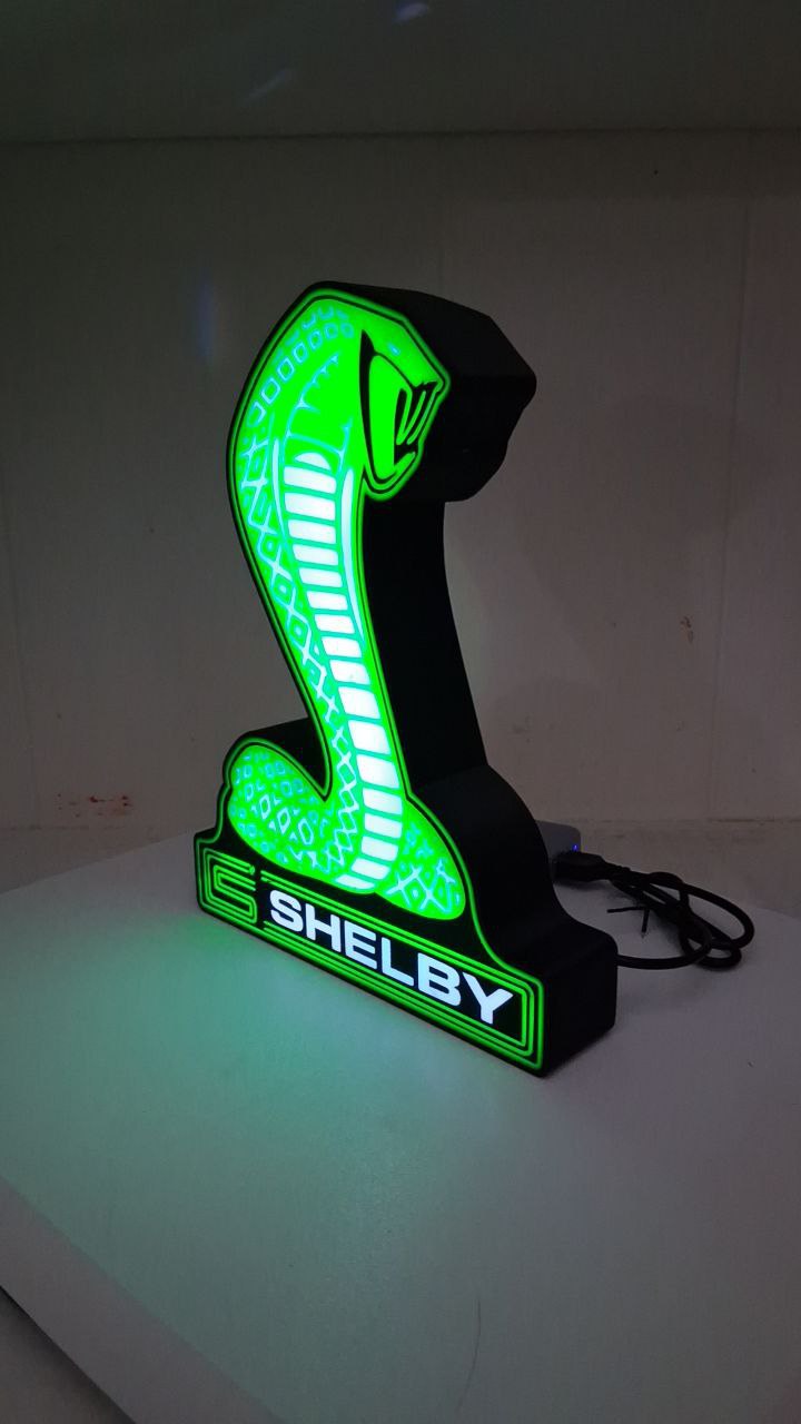 ShelbyGreen LED light box – custom 3D printed – Lit Layer Creations