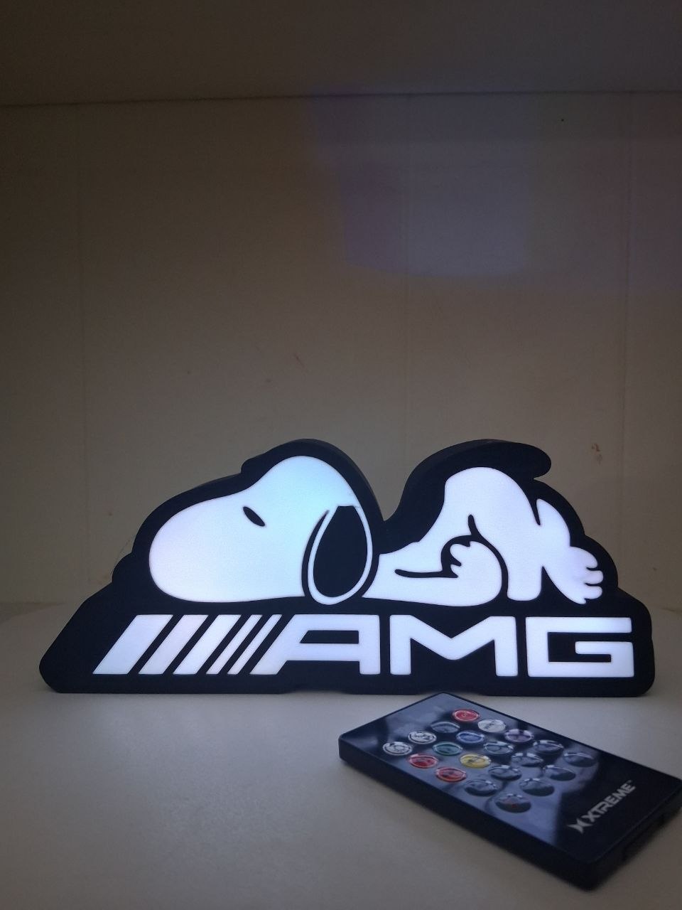 SnoopAMG LED light box – custom 3D printed – Lit Layer Creations