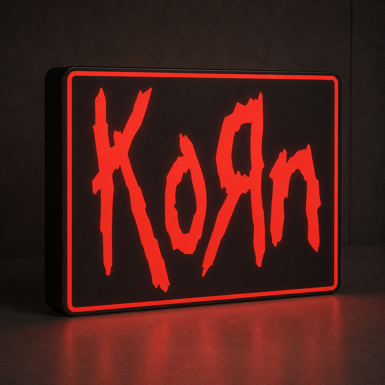 KORN LED light box photo 2 – Lit Layer Creations