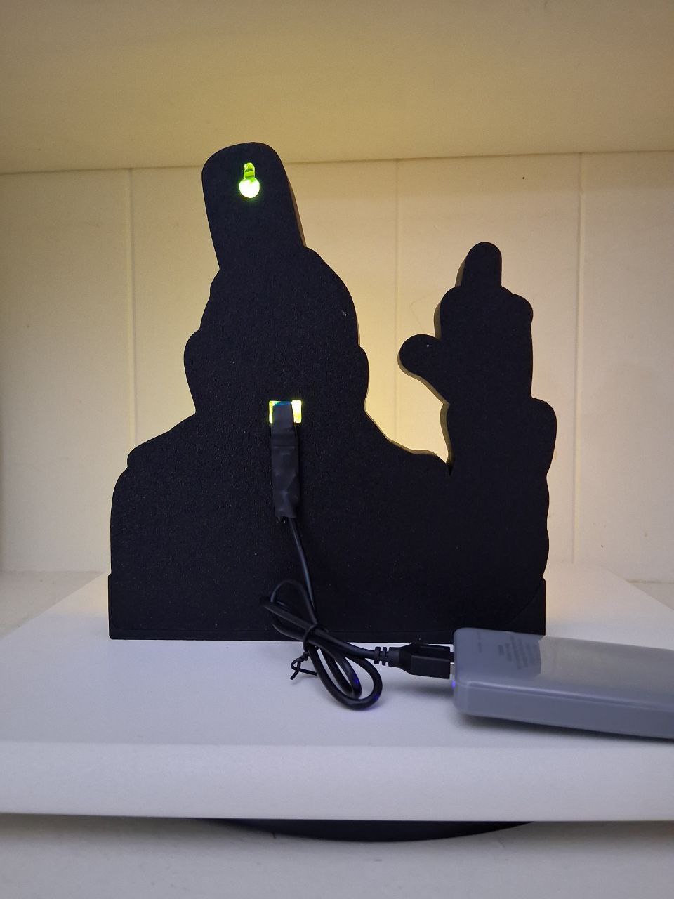 Clown LED light box – custom 3D printed – Lit Layer Creations