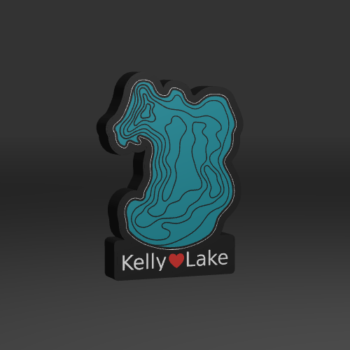 KellyLakeLove LED light box – custom 3D printed – Lit Layer Creations