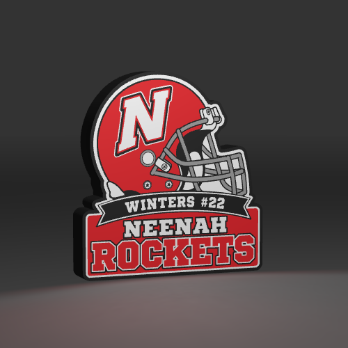 Neenah22 LED light box – custom 3D printed – Lit Layer Creations