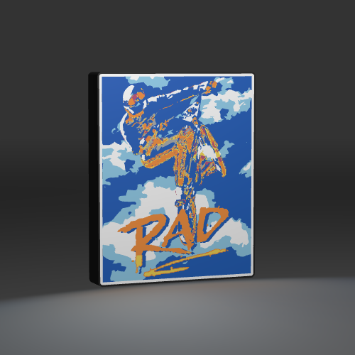 RAD LED light box – custom 3D printed – Lit Layer Creations