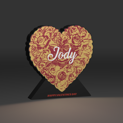 Jody2 LED light box – custom 3D printed – Lit Layer Creations
