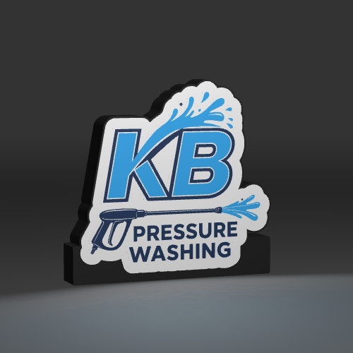 kbPressureWashing LED light box – custom 3D printed – Lit Layer Creations