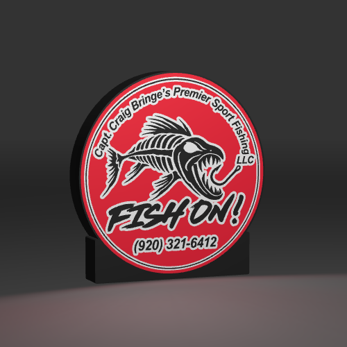 CaptinCraig LED light box – custom 3D printed – Lit Layer Creations