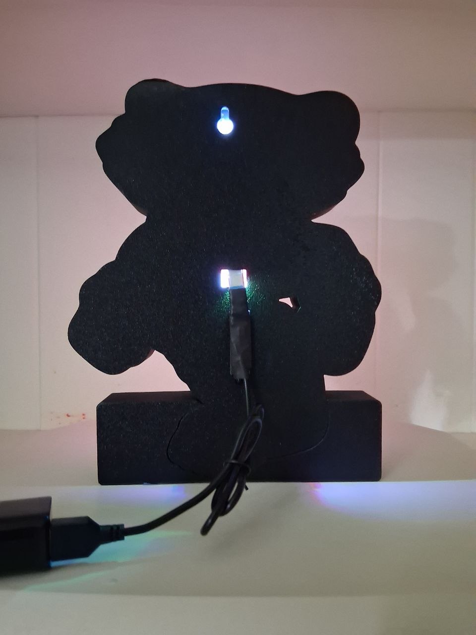 BuckyBadger LED light box – custom 3D printed – Lit Layer Creations