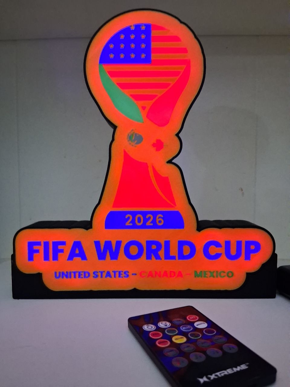 FIFIWorldCup LED light box photo 3 – Lit Layer Creations