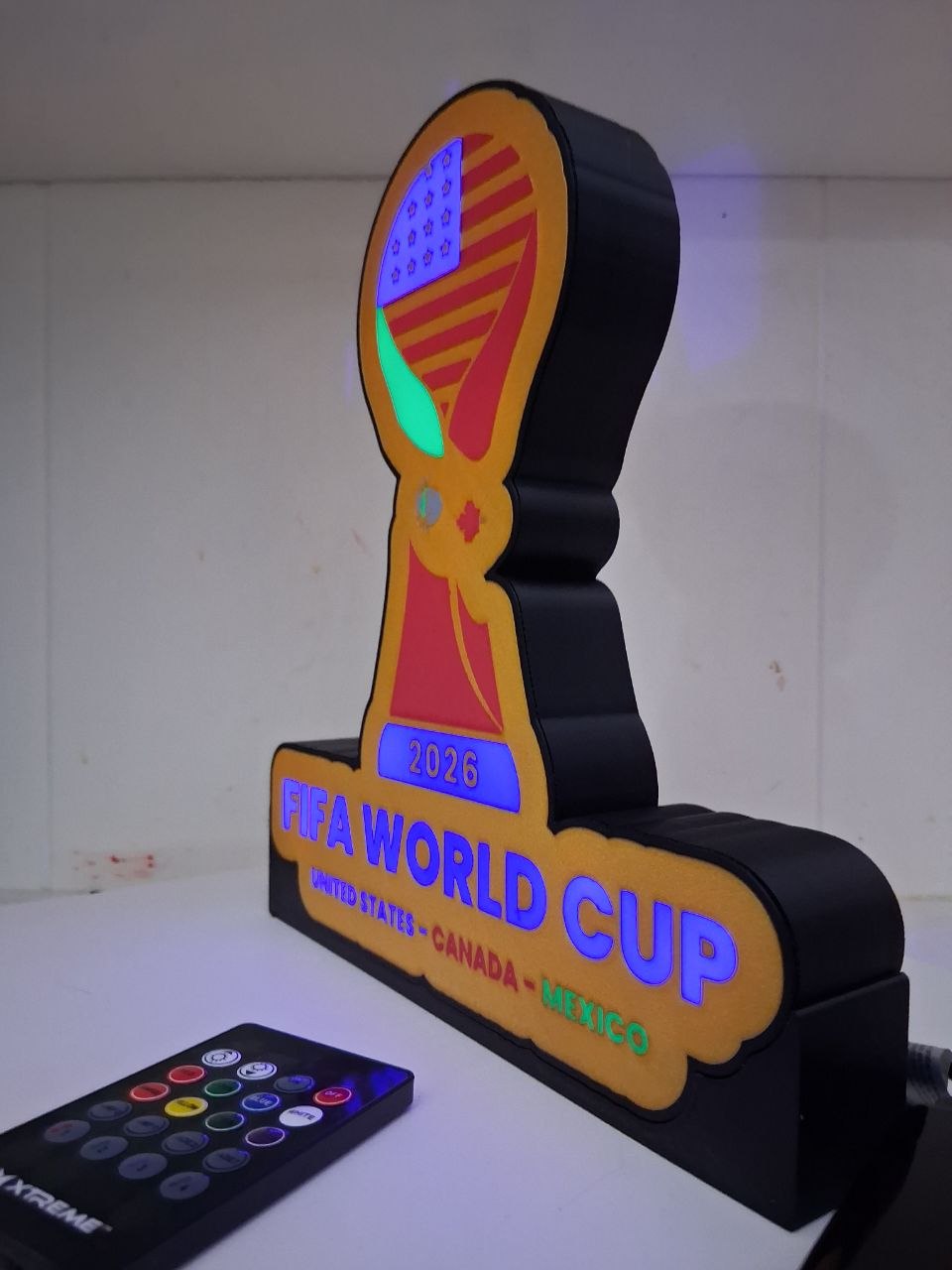 FIFIWorldCup LED light box photo 4 – Lit Layer Creations