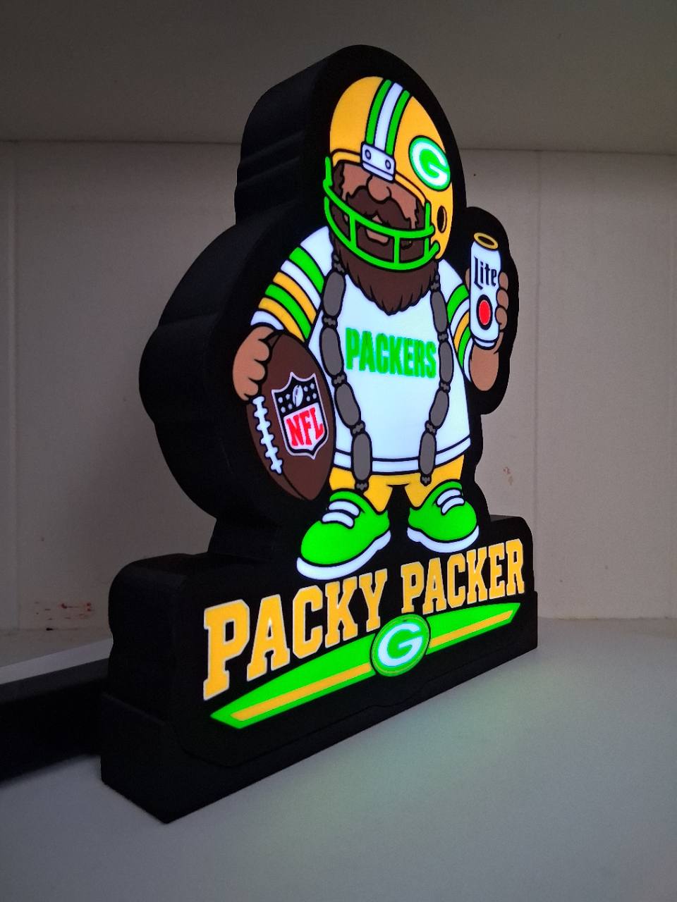 Packy Packer LED light box – custom 3D printed – Lit Layer Creations