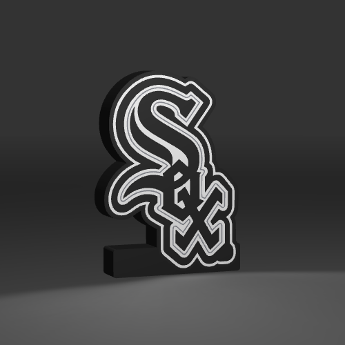 WHiteSox LED light box – custom 3D printed – Lit Layer Creations