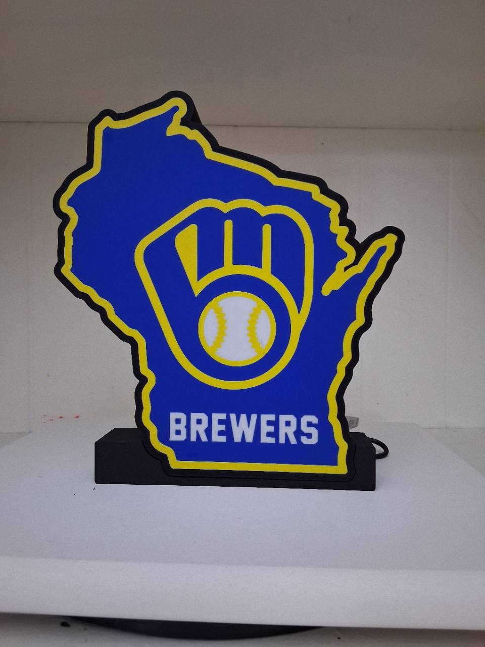 WiBrewers LED light box – custom 3D printed – Lit Layer Creations