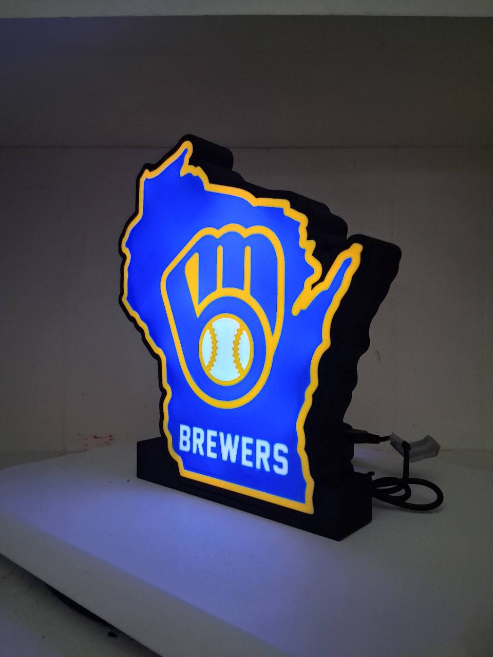 WiBrewers LED light box – custom 3D printed – Lit Layer Creations