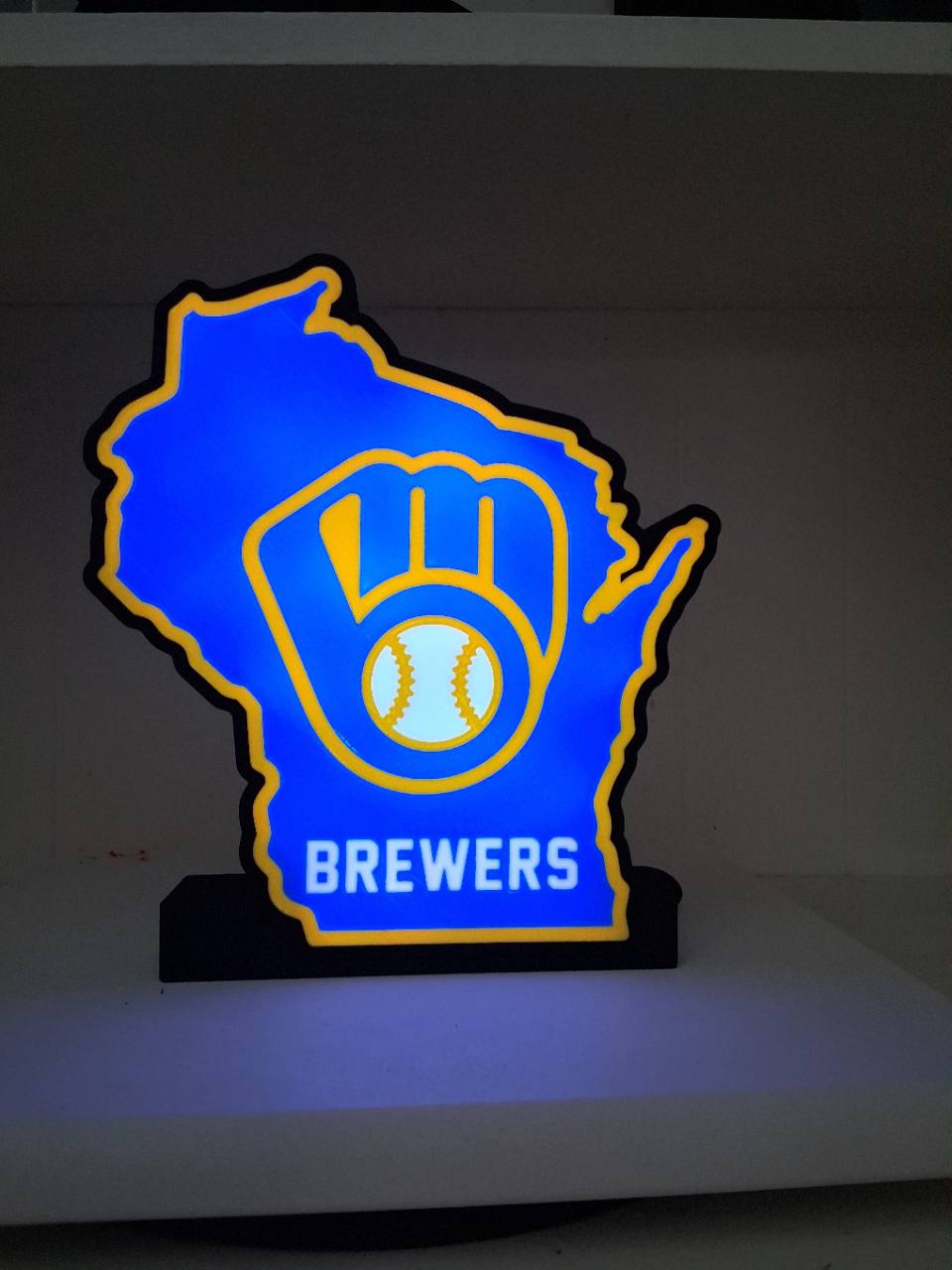 WiBrewers LED light box – custom 3D printed – Lit Layer Creations