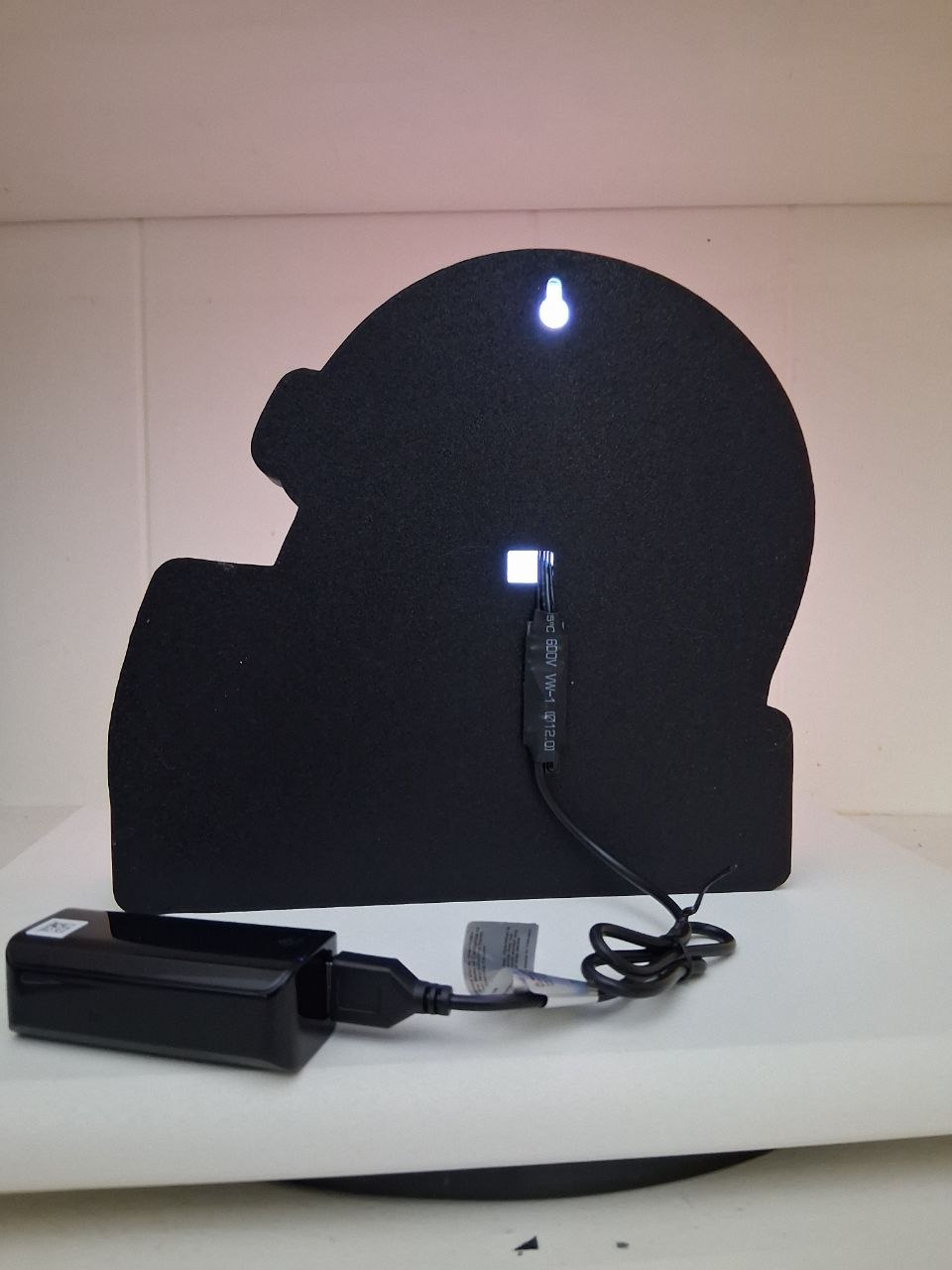 badgersWisconsinHelmet LED light box photo 4 – Lit Layer Creations